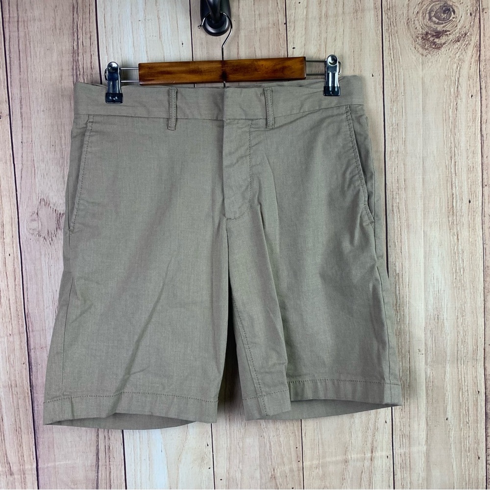 Nordstrom Tan Flat‎ Front Shorts Classic Style